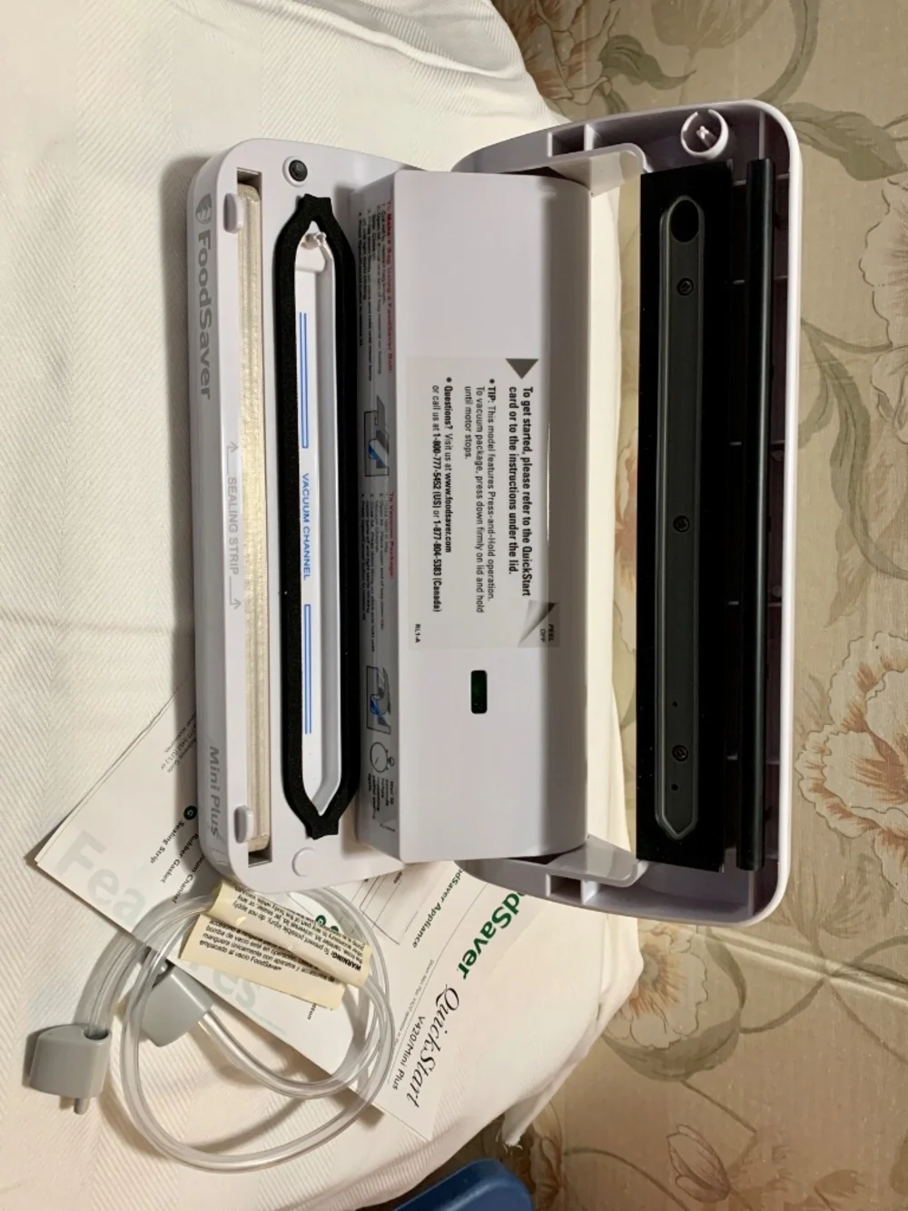 Food Saver Mini Plus V420 w Tubing & Instructions TESTED Full Working Condition